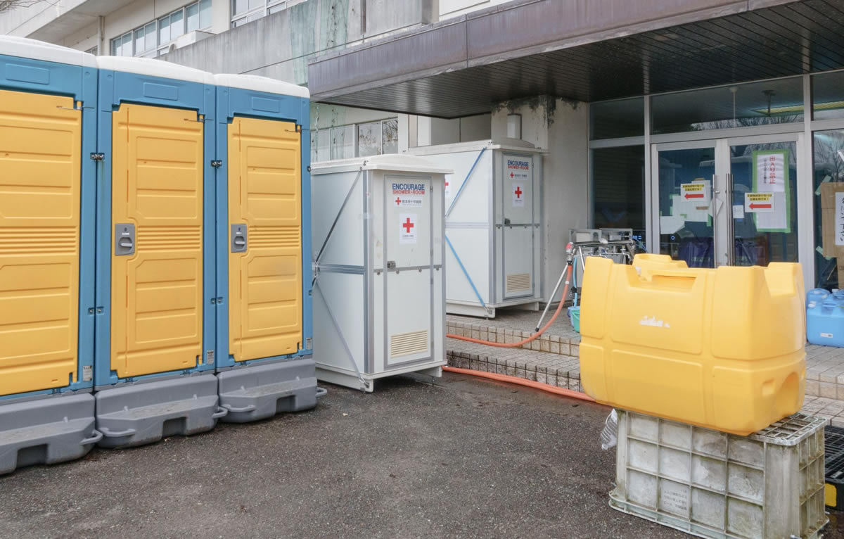 日本赤十字社が弊社のENCOURAGEⅠ型2台で支援